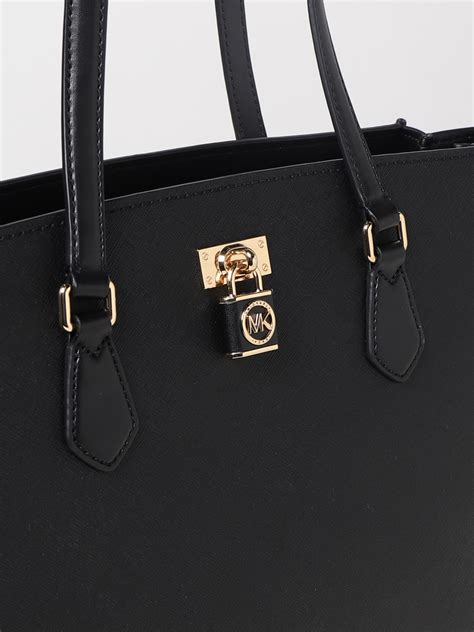 michael kors handtasche mit clip|Michael Kors saffiano handbag.